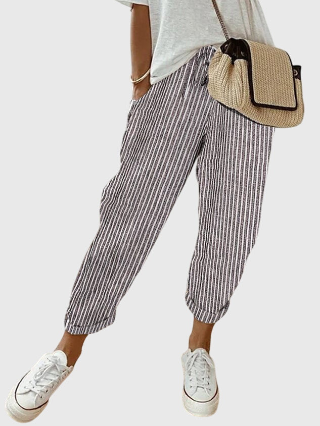 Grey (Striped) / 2XL (16-18)