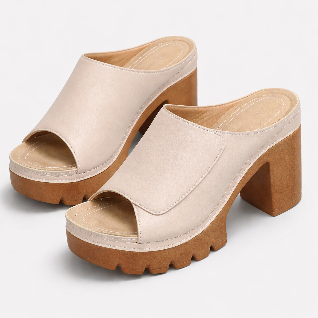 Beige Leather / EU 42