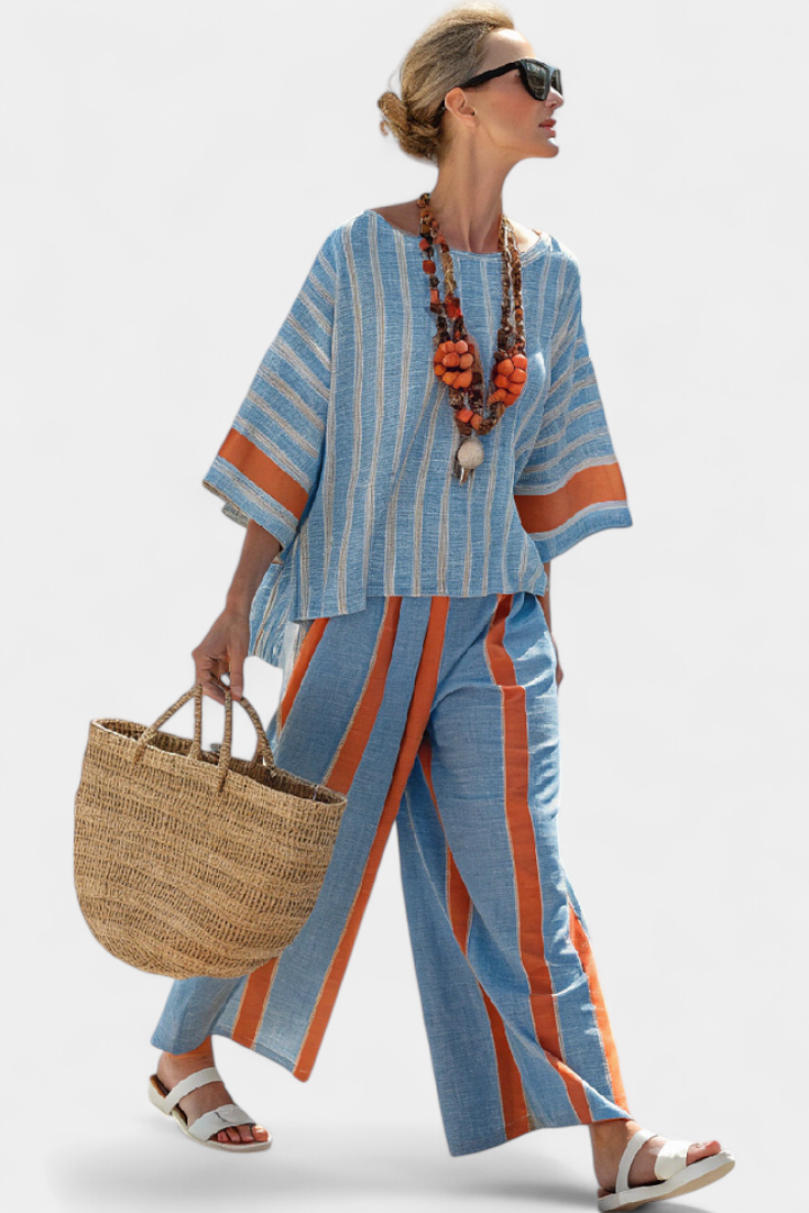 Terracotta Stripe / 3XL