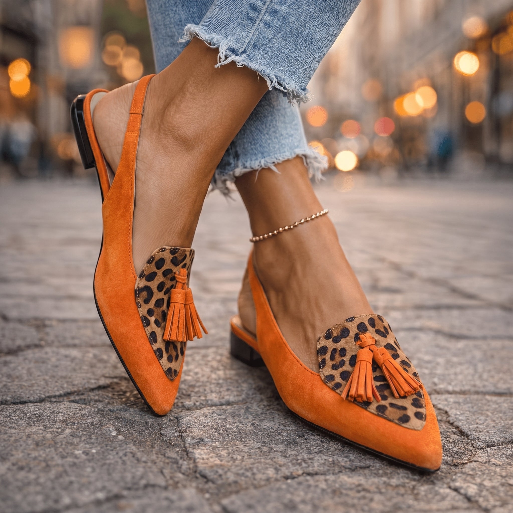 Orange & Leopard / EU 42