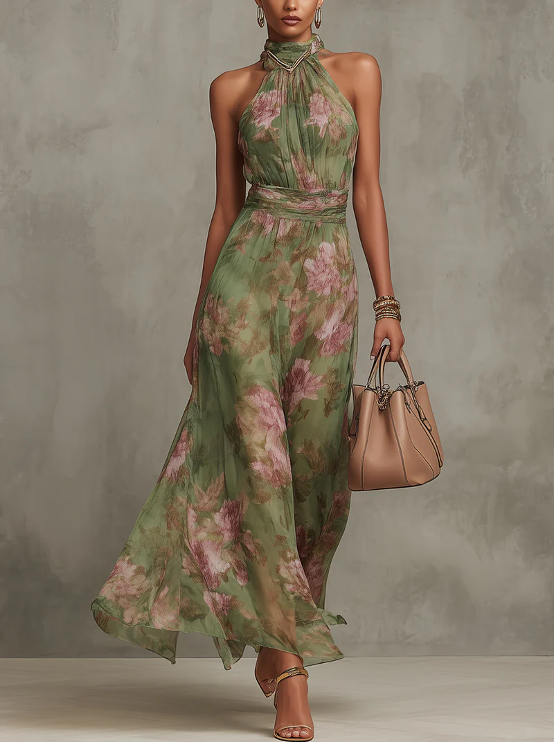 Green Floral / 2XL